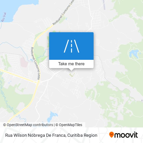Rua Wilson Nóbrega De Franca map