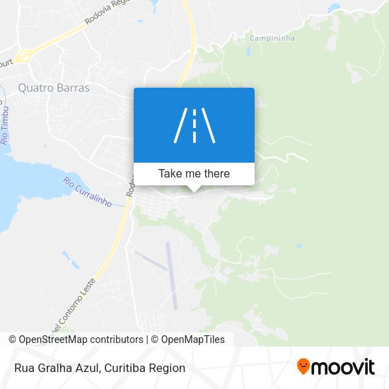 Rua Gralha Azul map