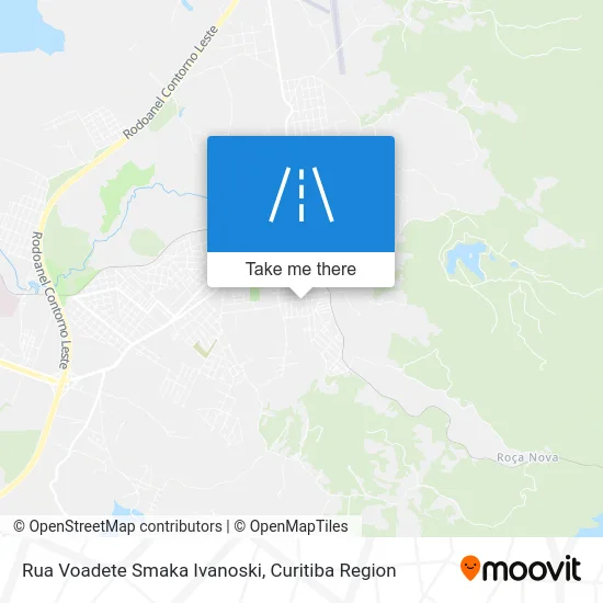 Rua Voadete Smaka Ivanoski map