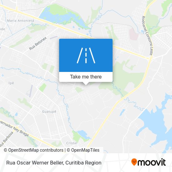 Rua Oscar Werner Beller map