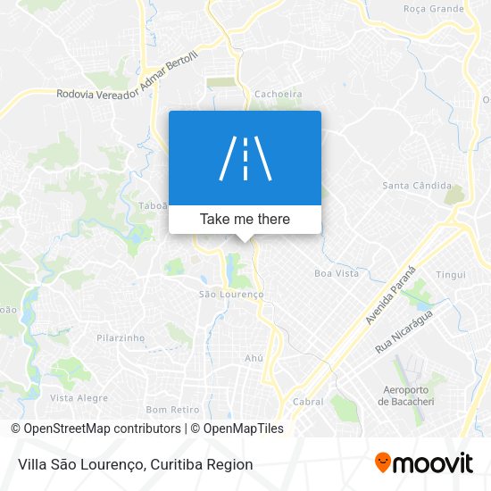Villa São Lourenço map