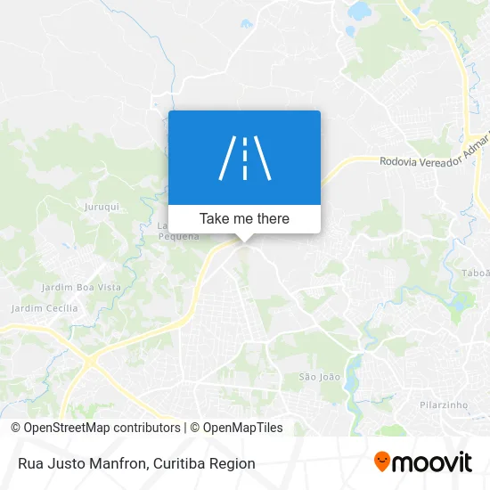 Rua Justo Manfron map