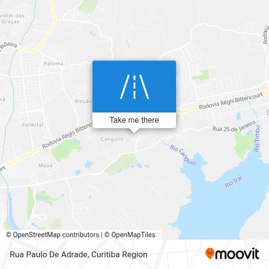 Rua Paulo De Adrade map