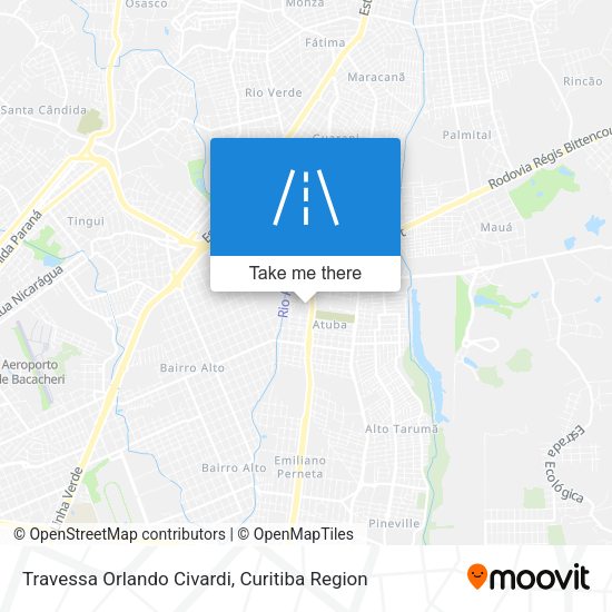 Travessa Orlando Civardi map