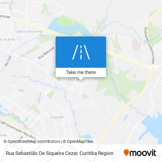 Mapa Rua Sebastião De Siqueira Cezar