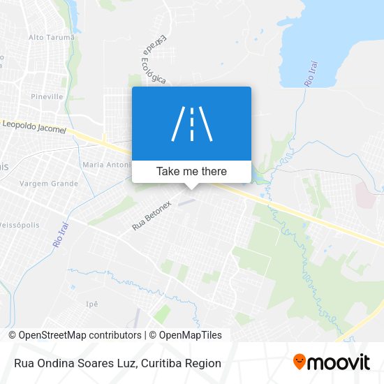 Rua Ondina Soares Luz map