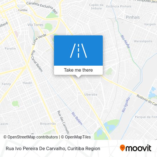 Rua Ivo Pereira De Carvalho map