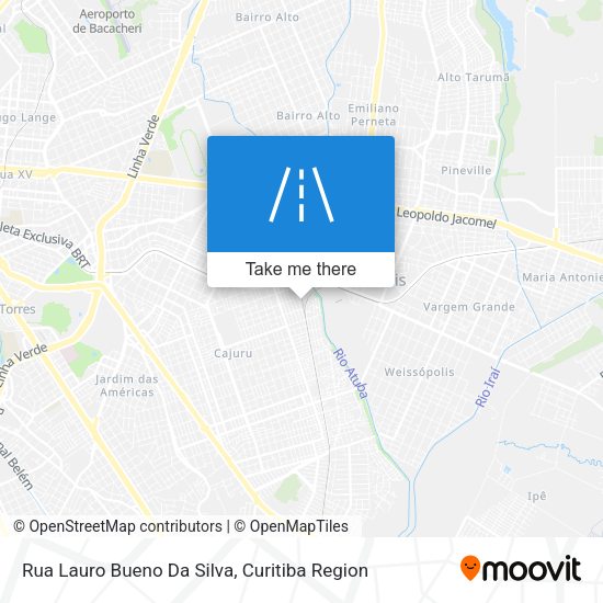 Rua Lauro Bueno Da Silva map