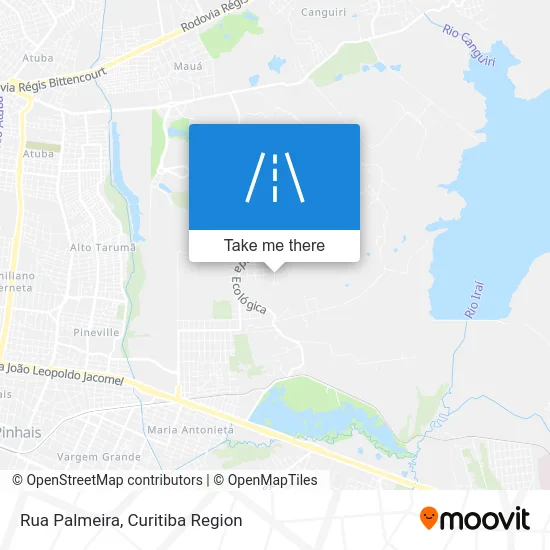 Rua Palmeira map