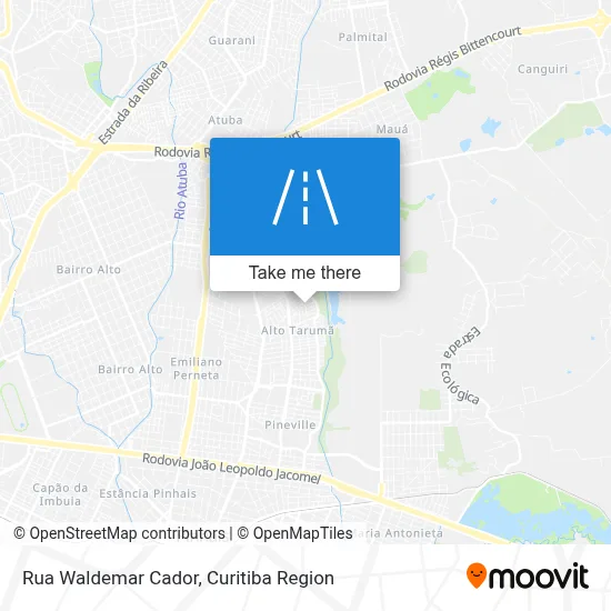 Rua Waldemar Cador map