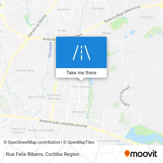 Rua Felix Ribeiro map