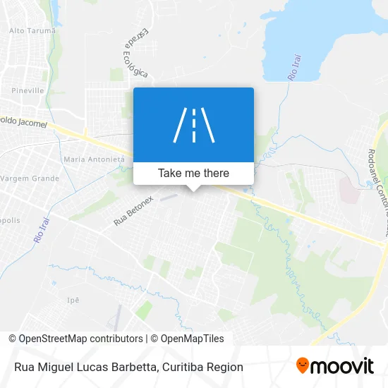 Rua Miguel Lucas Barbetta map