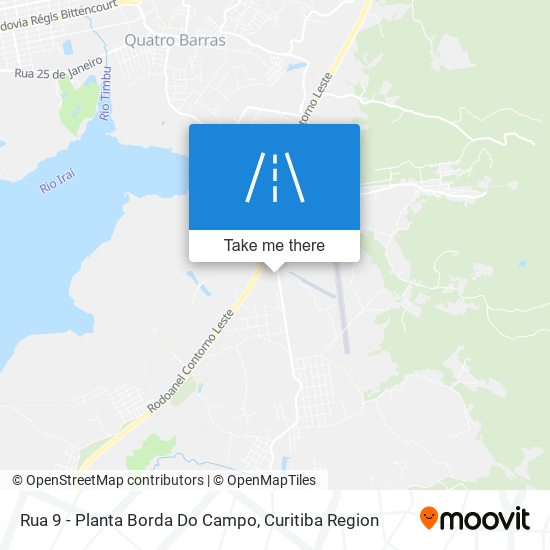 Rua 9 - Planta Borda Do Campo map