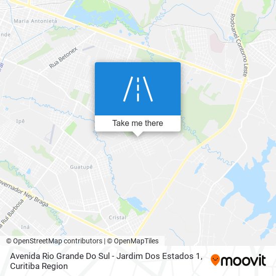 Mapa Avenida Rio Grande Do Sul - Jardim Dos Estados 1