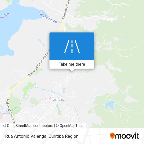 Rua Antônio Valenga map