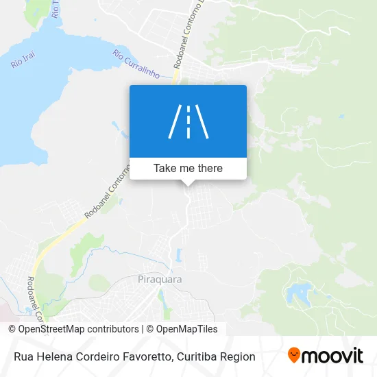 Rua Helena Cordeiro Favoretto map