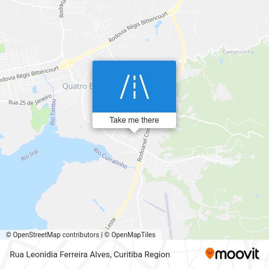 Rua Leonidia Ferreira Alves map