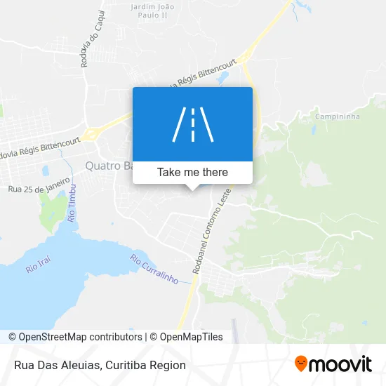 Rua Das Aleuias map