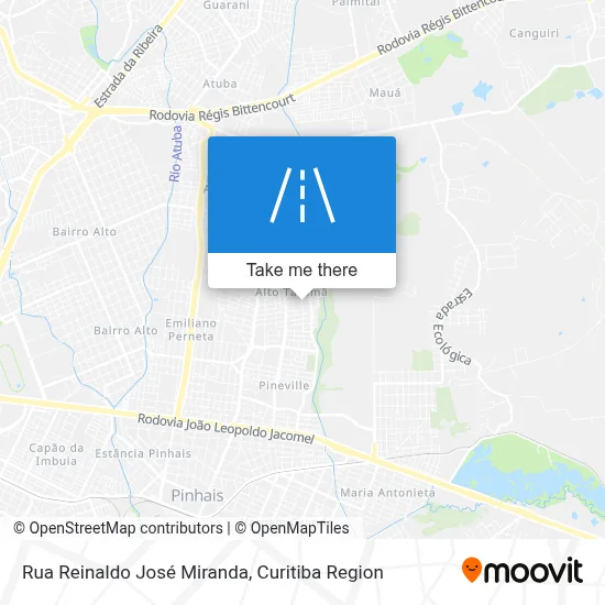 Rua Reinaldo José Miranda map