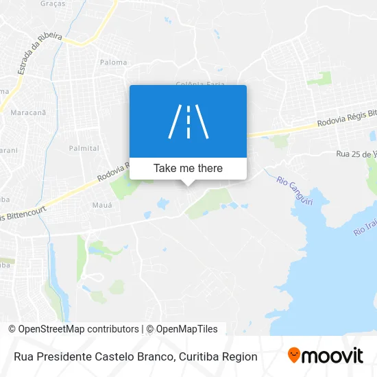 Rua Presidente Castelo Branco map