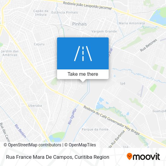 Rua France Mara De Campos map