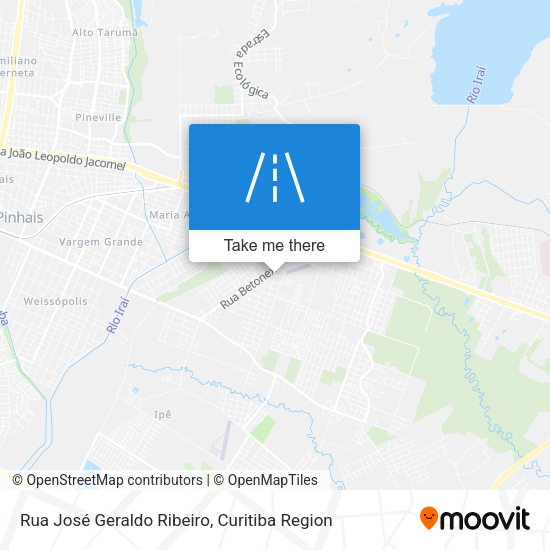 Rua José Geraldo Ribeiro map