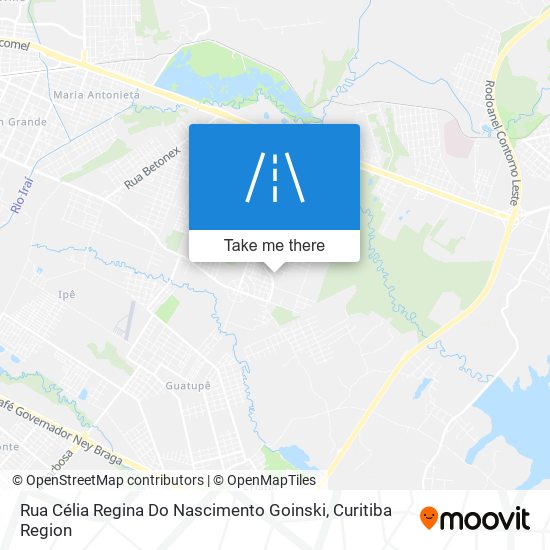 Rua Célia Regina Do Nascimento Goinski map