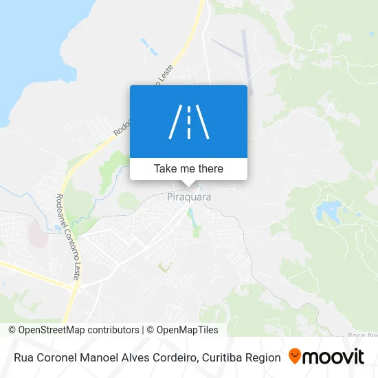 Rua Coronel Manoel Alves Cordeiro map
