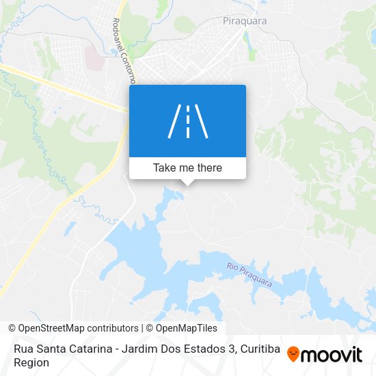 Rua Santa Catarina  - Jardim Dos Estados 3 map