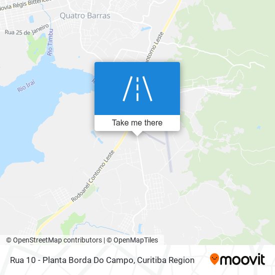 Rua 10 - Planta Borda Do Campo map