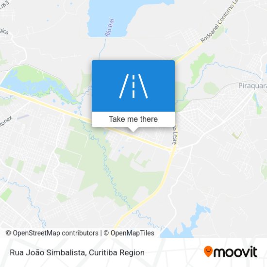 Rua João Simbalista map