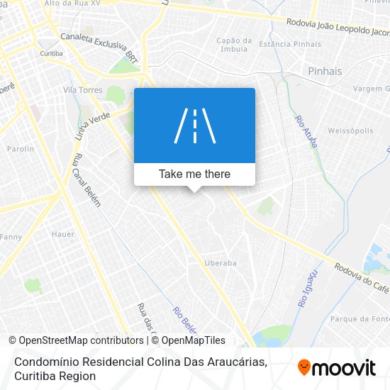 Condomínio Residencial Colina Das Araucárias map