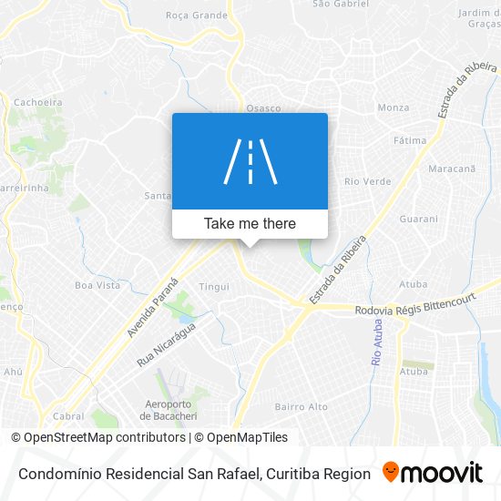 Mapa Condomínio Residencial San Rafael