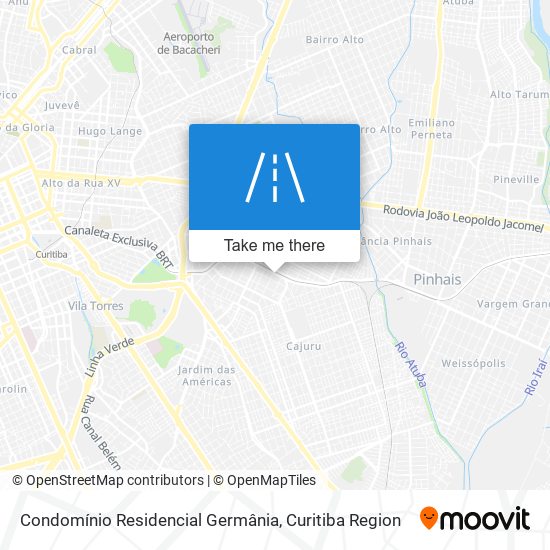 Condomínio Residencial Germânia map