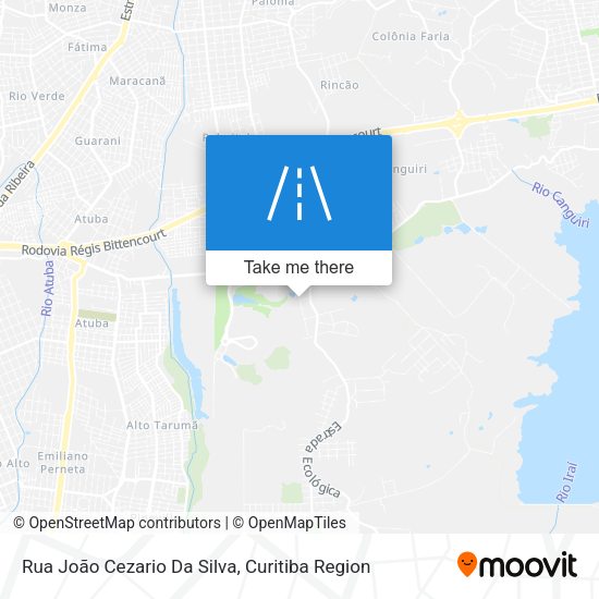 Rua João Cezario Da Silva map