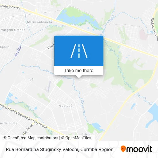 Rua Bernardina Stuginsky Valechi map