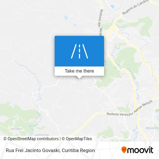 Rua Frei Jacinto Govaski map