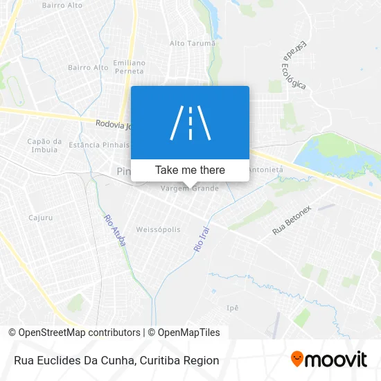 Rua Euclides Da Cunha map