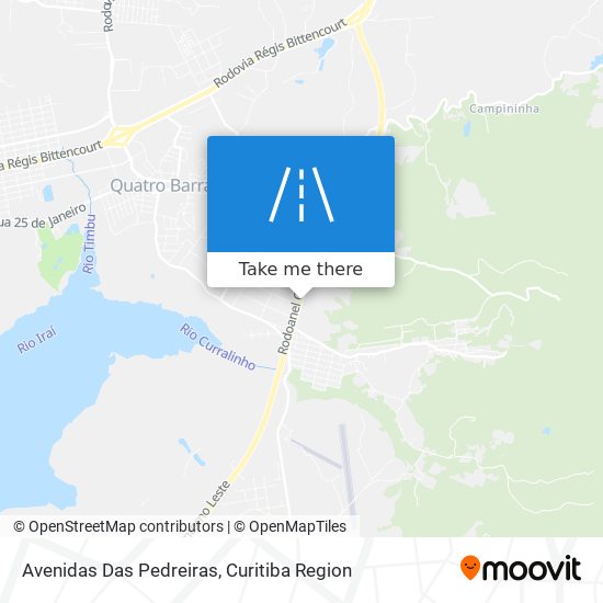 Mapa Avenidas Das Pedreiras