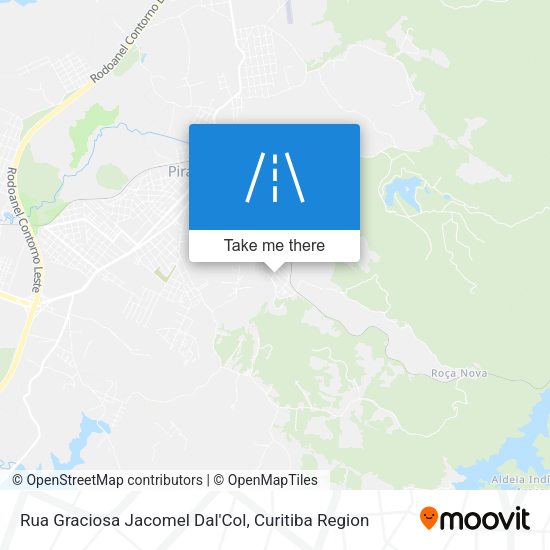 Rua Graciosa Jacomel Dal'Col map