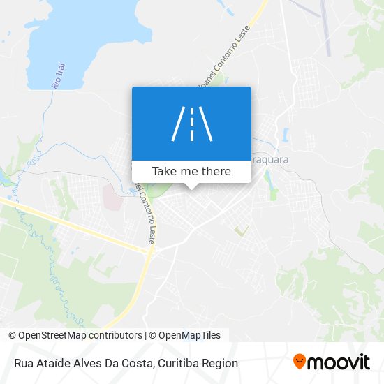 Mapa Rua Ataíde Alves Da Costa