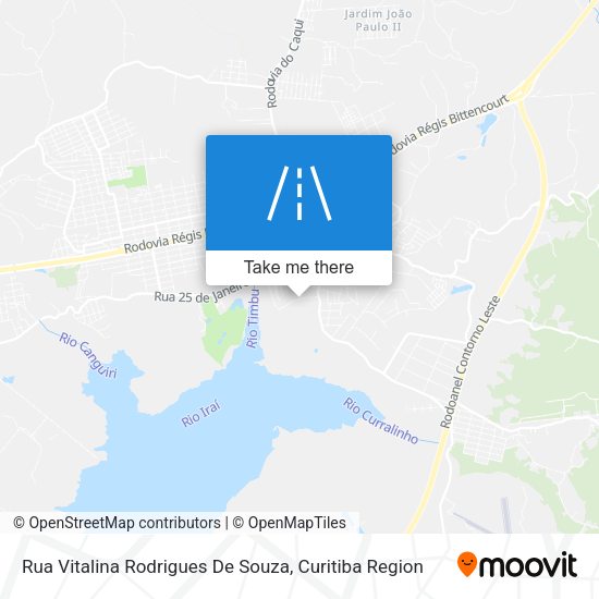 Rua Vitalina Rodrigues De Souza map