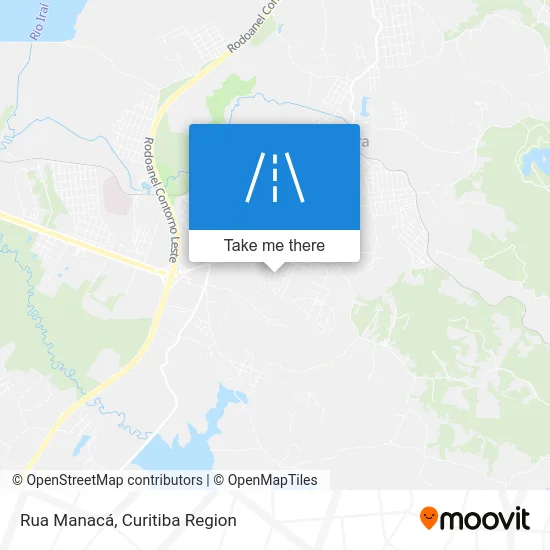 Rua Manacá map