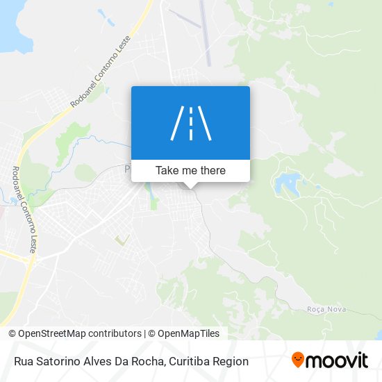 Mapa Rua Satorino Alves Da Rocha