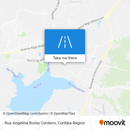 Rua Angelina Borba Cordeiro map