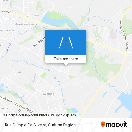 Mapa Rua Olímpio Da Silveira