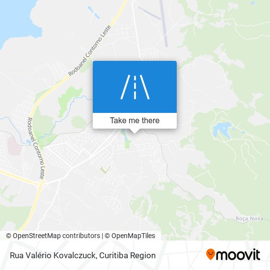 Rua Valério Kovalczuck map