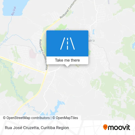 Rua José Cruzetta map