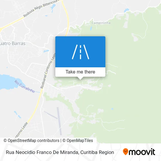Rua Neocidio Franco De Miranda map