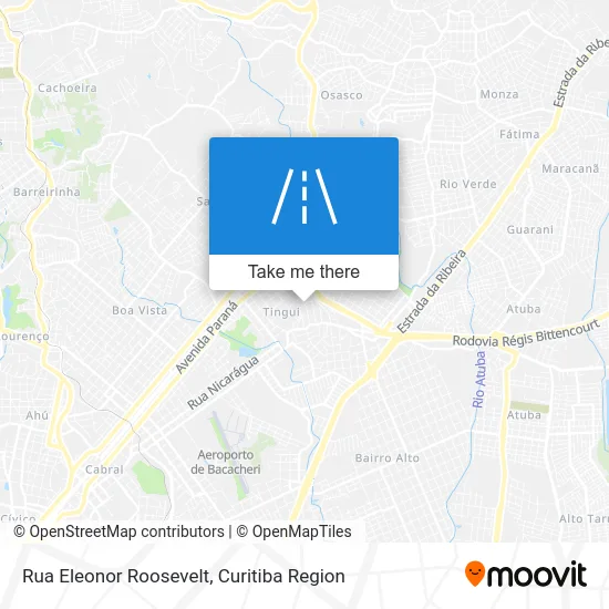 Rua Eleonor Roosevelt map